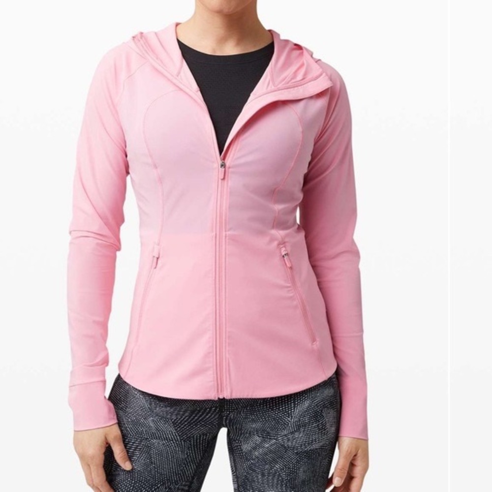 Lululemon Mist Over Windbreaker in Azalea Pink Style W4AXMS Size 8
